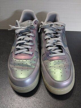 Nike Air Force 1 '07 LV8 Low Iridescent Sneakers Shoes Men's Size 13 718152-019